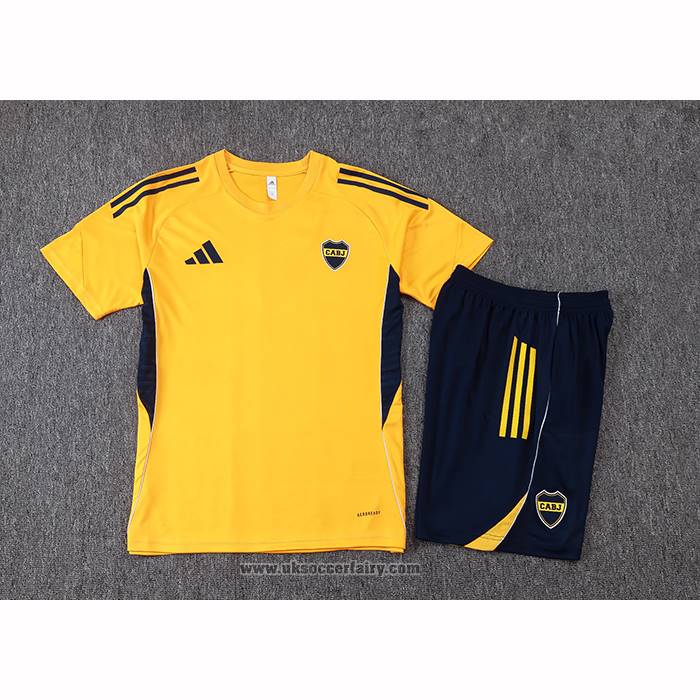 Tracksuit Boca Juniors Short Sleeve 2025-2026 Yellow - Shorts